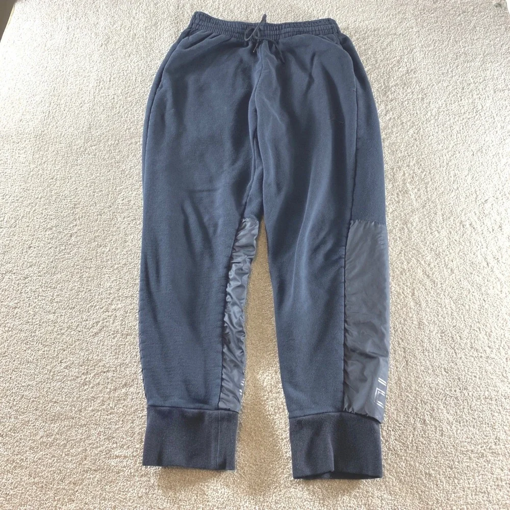 Jordan Jogger‎ Pants Mens Medium Black Excellent Fleece Mixed Media
